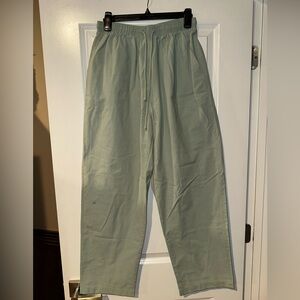 Green Casual Pants